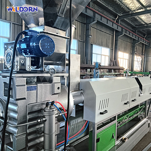 Usine d'agglomération et de granulation de films plastiques LDPE, PP, PC à haut rendement avec PLC et moteur - Product Image 4