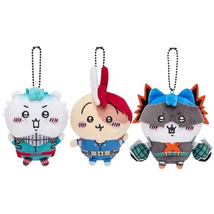 Nouvelle collection de poupées en coton Chiikawa Usagi Cos <span class=keywords><strong>My</strong></span> <span class=keywords><strong>Hero</strong></span> <span class=keywords><strong>Academia</strong></span> Kawaii de 10 cm, jouets en peluche d'anime, porte-clés décoratif - Product Image 1