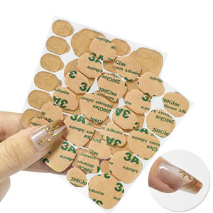 Autocollants adhésifs pour <span class=keywords><strong>ongles</strong></span> pour <span class=keywords><strong>faux</strong></span> <span class=keywords><strong>ongles</strong></span> à presser, <span class=keywords><strong>colle</strong></span> gel, ruban adhésif double face, autocollants imperméables transparents, <span class=keywords><strong>forte</strong></span> adhérence - Product Image 1