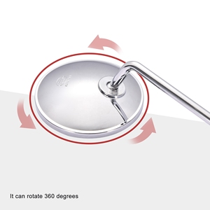 Rétroviseur rond à filetage 8mm pour rétroviseurs de moto <span class=keywords><strong>50cc</strong></span> 70 90 110 125 150 200 250 ATV Scooter - Product Image 4