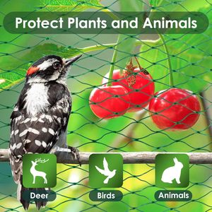 Filet à oiseaux en polypropylène pour la <span class=keywords><strong>protection</strong></span> du jardin 13x20ft légumes et arbres fruitiers cerf écureuils et autres <span class=keywords><strong>animaux</strong></span> - Product Image 3