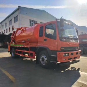 FTR 15CBM 4X2 Camion d'aspiration des eaux usées sous vide Eur 5 205HP Diesel Manuel Nettoyage <span class=keywords><strong>de</strong></span> tuyaux d'égout municipaux Transfert d'eaux usées industrielles - Product Image 2