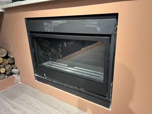 Lampe de <span class=keywords><strong>cheminée</strong></span> décorative, acier résistant à la chaleur, verre trempé, imitation bois, feu de joie, charbon de bois, lumière, télécommande, intérieur - Product Image 3