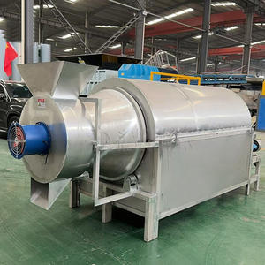 Excelente Secador Rotatorio Automático de Piñones con Calentamiento Eléctrico de 2t/h, Máquina de Secado de Almendras, Equipo Secador de Tambor para Cabezas de Camarón - Product Image 2