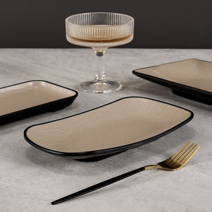 Chất Lượng Cao Melamine Bộ Đồ Ăn Assiettes & Plats Plat Bộ Bữa Ăn Tối Bán Buôn Platos Phục Vụ Món Ăn Cho Phục Vụ - Product Image 4