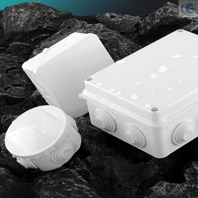 Waterproof IP55 50*50mm Pvc Electrical Junction Boxes Work with Pvc Pg Cable Glands