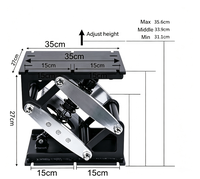 Marine Stoßdämpfender Sitzsockel aus Aluminiumlegierung mit Mechanischer Aufhängung für Bootssitze und -Stühle, Sitzteile YSR-PCB01 OEM