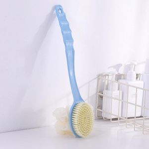 Bath <b>Scrubber</b> and <b>Shower</b> Brush. Long-handled, Soft-bristled, Universal <b>Back</b> <b>Scrubber</b>. Can Be Hung. - Product Image 2