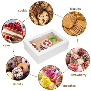 Wholesale Design Recyclable <strong>Bakery</strong> Pastry Dessert Display Food Grade Cake <strong>Box</strong> with Window - Product Image 4