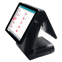 Caisse enregistreuse tactile tout-en-un 15,6 pouces avec imprimante thermique 80 mm, 2e écran, WiFi, LAN, fonction SDK intégrée, prise en charge de l'occasion