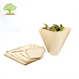 Manchon déchirable pratique embelli laconique/sac manches de fleurs en pot/couvertures décoratives en papier kraft en utilisant BOPP + papier kraft - Product Image 5