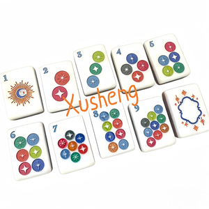 Ensemble de Mahjong Américain Pliable de Luxe, 160 Tuiles, Écologique, Comprend des Accessoires de Mahjong <span class=keywords><strong>Gratuits</strong></span> pour <span class=keywords><strong>les</strong></span> Jeux de Table - Product Image 6