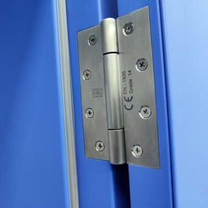 דלת אש מזכוכית עם תו תקן UL של מפעל סיני, דלת אש ממתכת עמידה באש למשך שעה, דלת אש מפלדה עם זכוכית אש וידית דחיפה להתרעת חירום - Product Image 6