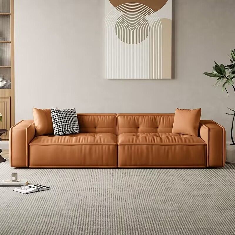 Orange de luxe - Cuir patte de chat