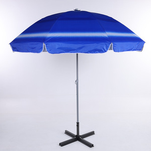 Half Double Layer Steel Pole Beach Umbrella Outdoor Large Stall Sunshade Commercial Advertising Custom Logo Pattern Manual
