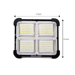ไฟสปอร์ตไลท์ LED พลังงานแสงอาทิตย์แบบพกพา 60W ปรับความสว่างได้ 5 ระดับ วัสดุ ABS สำหรับใช้งานในสวน มาตรฐานกันน้ำ IP66 ขายดีสำหรับใช้งานกลางแจ้ง - Product Image 6