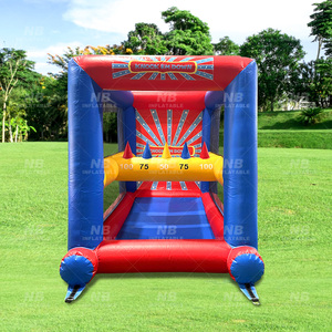 Trò chơi lễ hội 4 trong <span class=keywords><strong>1</strong></span> dành cho người lớn bơm hơi tùy chỉnh cho các trò chơi thể thao ngoài trời cho thuê - Product Image 3