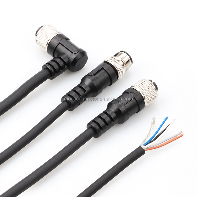 M5/M6/M8/M12/M16 IP67 Cable Assembly, Custom Connector & Wire Harness for Industrial Automation