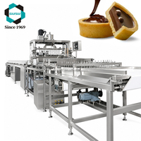 Machine automatique de dépose de biscuits en acier inoxydable Gusu, équipement de remplissage de chocolat haute précision