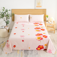 Draps de lit pas chers pour lits king size, ensemble de draps de lit, draps de lit de mise à la terre, vente en gros, drap de lit en coton