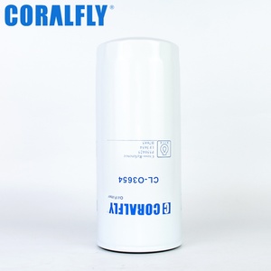 Coralfly ตัวกรองน้ำมันรถบรรทุกอะไหล่เครื่องยนต์รถบรรทุก477556 P550425 CL-O3654 8132685 LF3654สำหรับวอลโว่ - Product Image 6