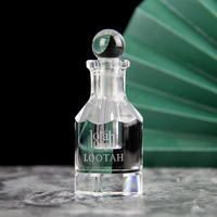 Botol Parfum Perawatan Tubuh Kristal Bening Klasik 3ml, Botol Diffuser Minyak Esensial Aroma Kaca Grosir