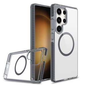 เคสโทรศัพท์กันกระแทกโปร่งใสขอบคริสตัลแบบชาร์จไร้สาย2024สำหรับ Samsung S25/อัลตร้า/พลัส - Product Image 3