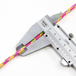 Customized Cord 100% Polyester Cord Braided Cotton Rope 6mm Polyester Shock Cord 3mm for Bag Shoes - Product Image 5