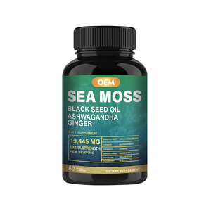 Cápsulas de Musgo Irlandés de Marca Privada de Fábrica con Algas Marina y Raíz de Bardana, Soporte Nutricional Multimineral para el Sistema Inmunológico - Product Image 1