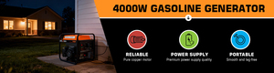 เครื่องกำเนิดไฟฟ้าเบนซิน3KW-5KW 4.5KW เปิดเฟรมปรับได้220V 110V/230V แบบพกพาสำหรับการก่อสร้าง HS4800มั่นคง - Product Image 4