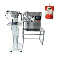 Machine de remplissage et de bouchage automatique de sachets à bec verseur de haute précision pour confiture, miel, jus, boissons, sauces