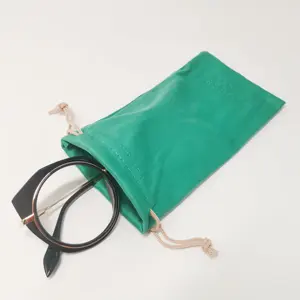 Microfiber चश्मा मामले कस्टम लोगो धूप का चश्मा थैली बैग Microfiber चश्मा पाउच बैग