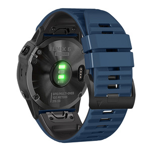 สายซิลิโคน22มม. 26มม. สำหรับ <span class=keywords><strong>Garmin</strong></span> <span class=keywords><strong>Fenix</strong></span> 7X 7โซลาร์/6X <span class=keywords><strong>6</strong></span> <span class=keywords><strong>Pro</strong></span> 5 5X บวก3 3HR /epix - Product Image 6