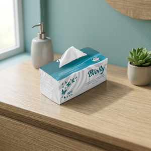 Mouchoirs en coton Biolly 425 feuilles - Luxe - Confort - Sans peluches - Utilisation multi-usage - Product Image 3