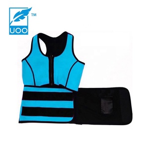 UOO Combinaison de <span class=keywords><strong>sauna</strong></span> en néoprène pour femmes avec entraîneur de taille - Product Image 4