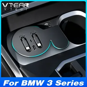 Base de Carga Vtear para Auto, Tipo C, Salida de Energía USB, Accesorios de Decoración Interior para <span class=keywords><strong>BMW</strong></span> Serie 3 G20 i3 2020-2026 - Product Image 1