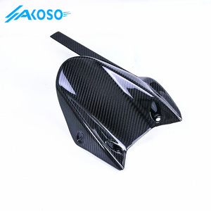 AKOSO <span class=keywords><strong>100</strong></span>% 3K 3*3 accesorios de motocicleta de fibra de carbono seco guardabarros trasero para <span class=keywords><strong>Triumph</strong></span> Street Triple 765 RS 2017 + - Product Image 5