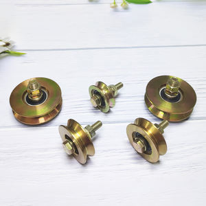 Schiebetür-Möbelrollen, Schwerlast-Zinkbeschichtete Rollen für Schiebetore, V-Nut-Rollen für Zaun/Tor - Product Image 2