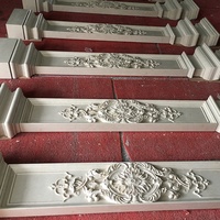 Personnalisé pierre naturelle marbre sculpté à la main colonne romaine pour mur intérieur colonne marbre pilier Relief mur projet décoratif