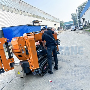 Tragbarer Minikran für den Bau Teleskop-Spinnen kran Faltbare hydraulische Ausleger-Raupen-Motor pumpe für mobile Motoren - Product Image 5