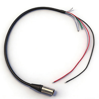 Câble XLR Femelle sur Mesure à Montage sur Panneau, Faisceau de Câbles Audio Multi-Cœurs pour Table de Mixage, Amplificateur, Éclairage de Scène, Blindé