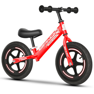 Bicicleta de equilibrio para niños de 12 pulgadas sin pedales, bicicleta para aprender a andar, unisex, roja - Product Image 1