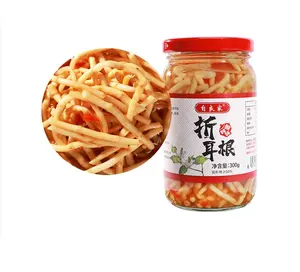 Top Quality Fresh Natural Houttuynia cordata Pickles Spicy tastes hot and sour Chinese with glass bottle