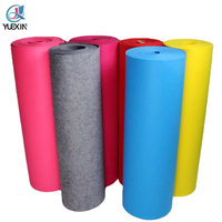 Colorfu l rouleau de feutre de tissu de polyester perforé à l'aiguille pour les projets d'artisanat de bricolage matériel de patchwork de couture