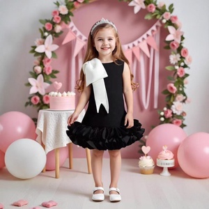 Vestidos de Verano Populares para Niñas de Talla Pequeña y Mediana, Hasta la Rodilla, con Falda en Línea A y Estilo Princesa Elegante - Product Image 6