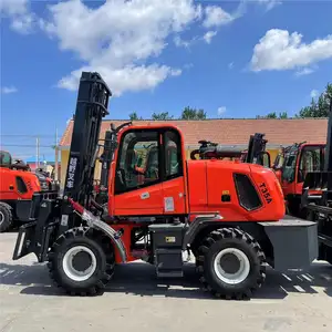 4x4 4WD all four 4 wheel drive off-road forklifts rough terrain forklift new forklift