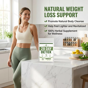 Thé Détox Minceur 28 Jours, Thé Ventre Plat, Brûleur de Graisse Naturel à Base de Plantes, Thé pour Perdre du Poids, 6g*28 Sachets de Thé Prêts à Expédier - Product Image 5