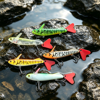 DUHNNUG Leurre de pêche flottant type crayon 7cm 5.2g, appât dur réaliste pour eaux de surface, yeux de poisson 3D, écailles, pour eau salée, rivière et lac