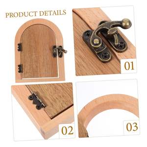 Estetico moderno in legno massello copertura di uscita durevole decorazione per la <span class=keywords><strong>casa</strong></span> parete accenti polvere di protezione dell'umidità presa di protezione per il portico - Product Image 4