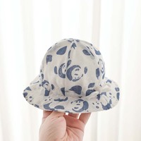 Nouveau modèle d'été : Bonnet de protection solaire léger pour bébés garçons et filles (0-6 mois) – Motif ours de dessin animé